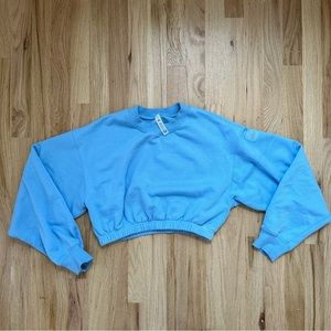 Alo Devotion Pullover in Baby Blue S